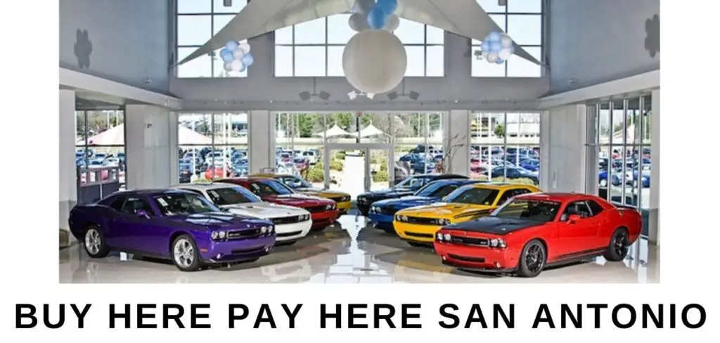 buy here pay here cars in San Antonio